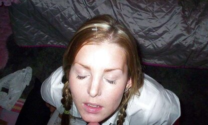 .no name. British School Chick Deep Throating Bone .. UkGirls4You