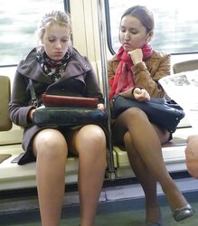 Pantimedias, stockings, spy voyeur teach