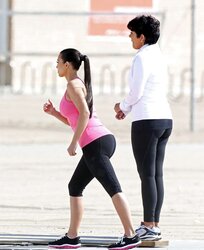 Kim Kardashian Skechers Commercial Set in Santa Monica