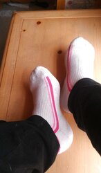 White ankle socks