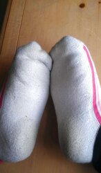 White ankle socks