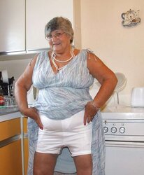 Granny in undies