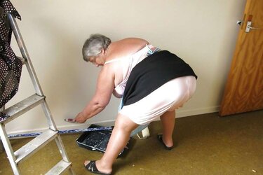 Granny in undies