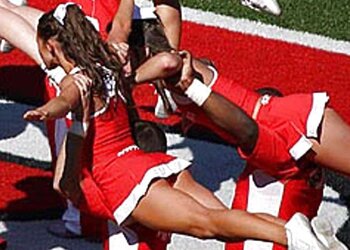 College Cheerleaders make my Prick Firm