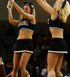 College Cheerleaders make my Prick Firm
