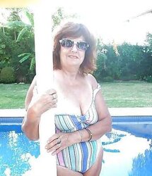 Mature and Grannies clad bathing suits and underwear
