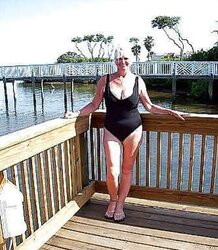 Mature and Grannies clad bathing suits and underwear