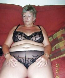 Mature and Grannies clad bathing suits and underwear