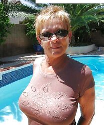 Mature and Grannies clad bathing suits and underwear