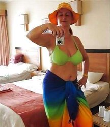 Mature and Grannies clad bathing suits and underwear