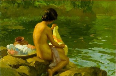 Painted EroPorn Art 119 - Fernando Amorsolo