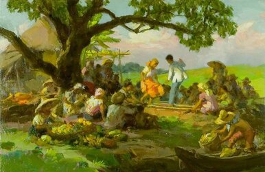 Painted EroPorn Art 119 - Fernando Amorsolo