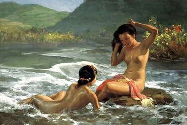 Painted EroPorn Art 119 - Fernando Amorsolo