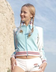 Lovely blond teenager