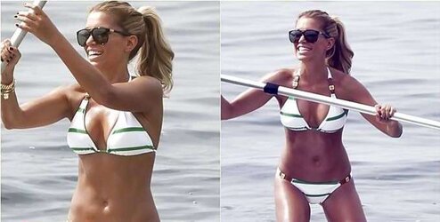 Sylvie van der Vaart - steaming holiday photos and other