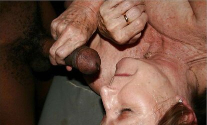 Wild Granny Enjoy BIG BLACK COCK