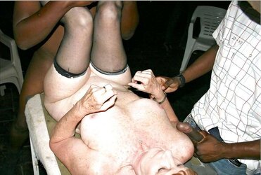 Wild Granny Enjoy BIG BLACK COCK