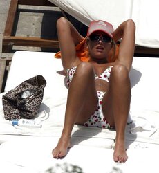 Gemma Atkinson Swimsuit Candids at Pool in Miami