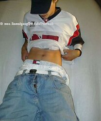 Ich in geiler Baggy und Boxershort