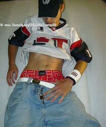Ich in geiler Baggy und Boxershort