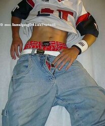 Ich in geiler Baggy und Boxershort