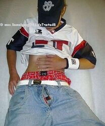 Ich in geiler Baggy und Boxershort