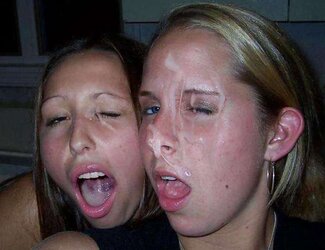 Cock et facial cumshot