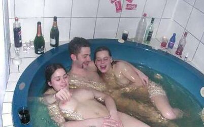 Inexperienced orgy soiree