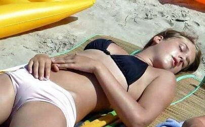 Fotze frisst Hosepipe - cameltoe