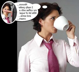 Office caption tarts. A bit of light hearted joy.