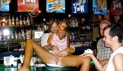 Mix Up nude and nailed in public