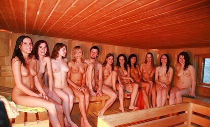 Groups of teenagers and mature people