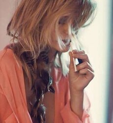 Smoking girl