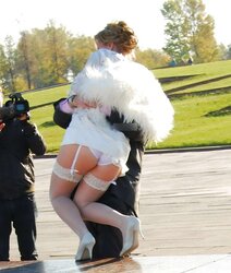 Upskirt street candid part