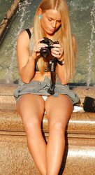 Upskirt street candid part