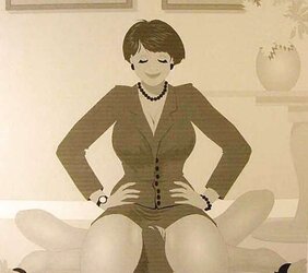 Female Domination Illustration Bevy