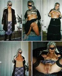 Turbanli hijab arab, turkish, asia naked - non naked