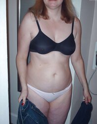 BRASSIERE - mature wives - youthfull teenagers - breasts in hooter-sling - g-string