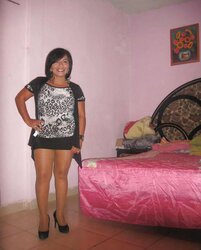 Beautiful mexicana madurita en pantimedias