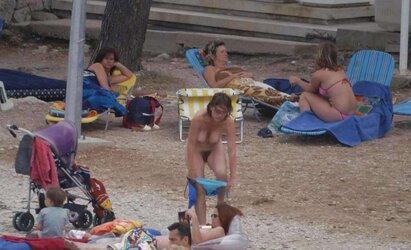 Switching Undies on the Beach