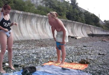 Switching Undies on the Beach