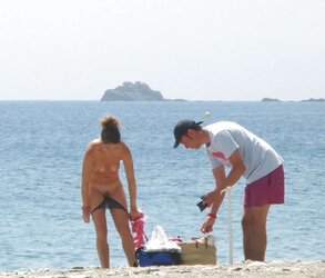 Switching Undies on the Beach