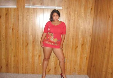 Latina-asian chubby teenager