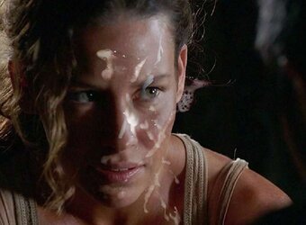 Evangeline Lilly Facial Cumshot