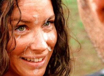 Evangeline Lilly Facial Cumshot