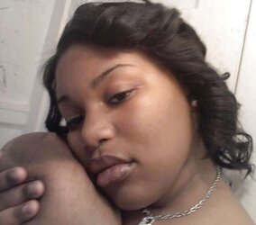 Immense dark-hued areolas ----meaty bevy
