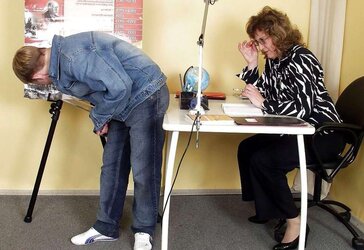 Teacher Rebecca drills with her student Marcus (2nd set)
