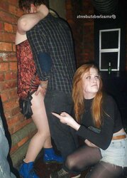 Porked Bitchy Students in Public (UK)