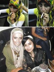 Smoking- hijab niqab jilbab arab
