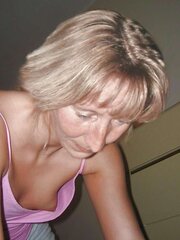 Mature downblouse